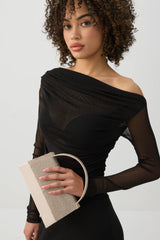 Rhinestone Flap Evening bag