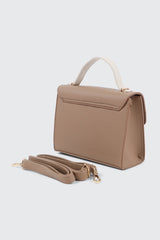 Faux leather Square Handbag