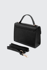 Faux leather Square Handbag