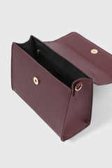 Faux leather Square Handbag