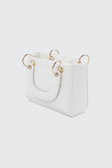 Small Tote Bag with Bow Detail