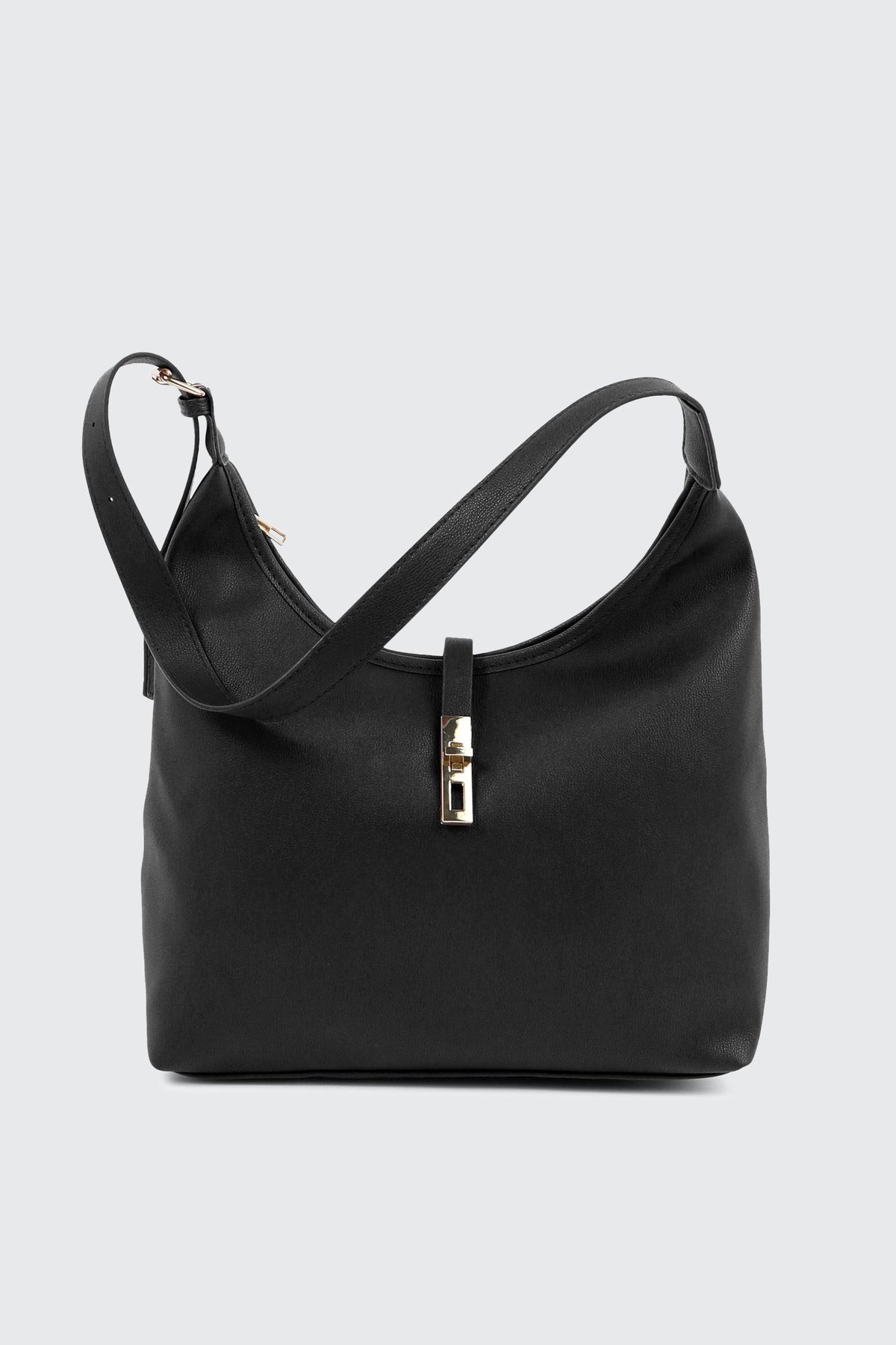 Large Faux Leather Tote Bag