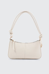 Knotted Handle Shoulder Bag with Crossbody Strap