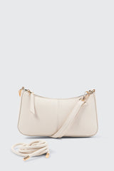 Knotted Handle Shoulder Bag with Crossbody Strap