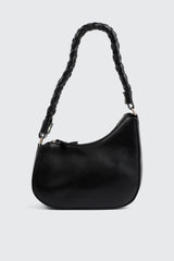 Braided Strap Baguette Bag