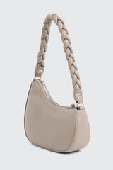 Braided Strap Baguette Bag