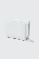 Folded Wallet with Heart Charm Detail