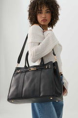 Tote Bag with Bow Detail