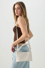 Braided Top Handle Shoulder Bag