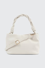 Braided Top Handle Shoulder Bag