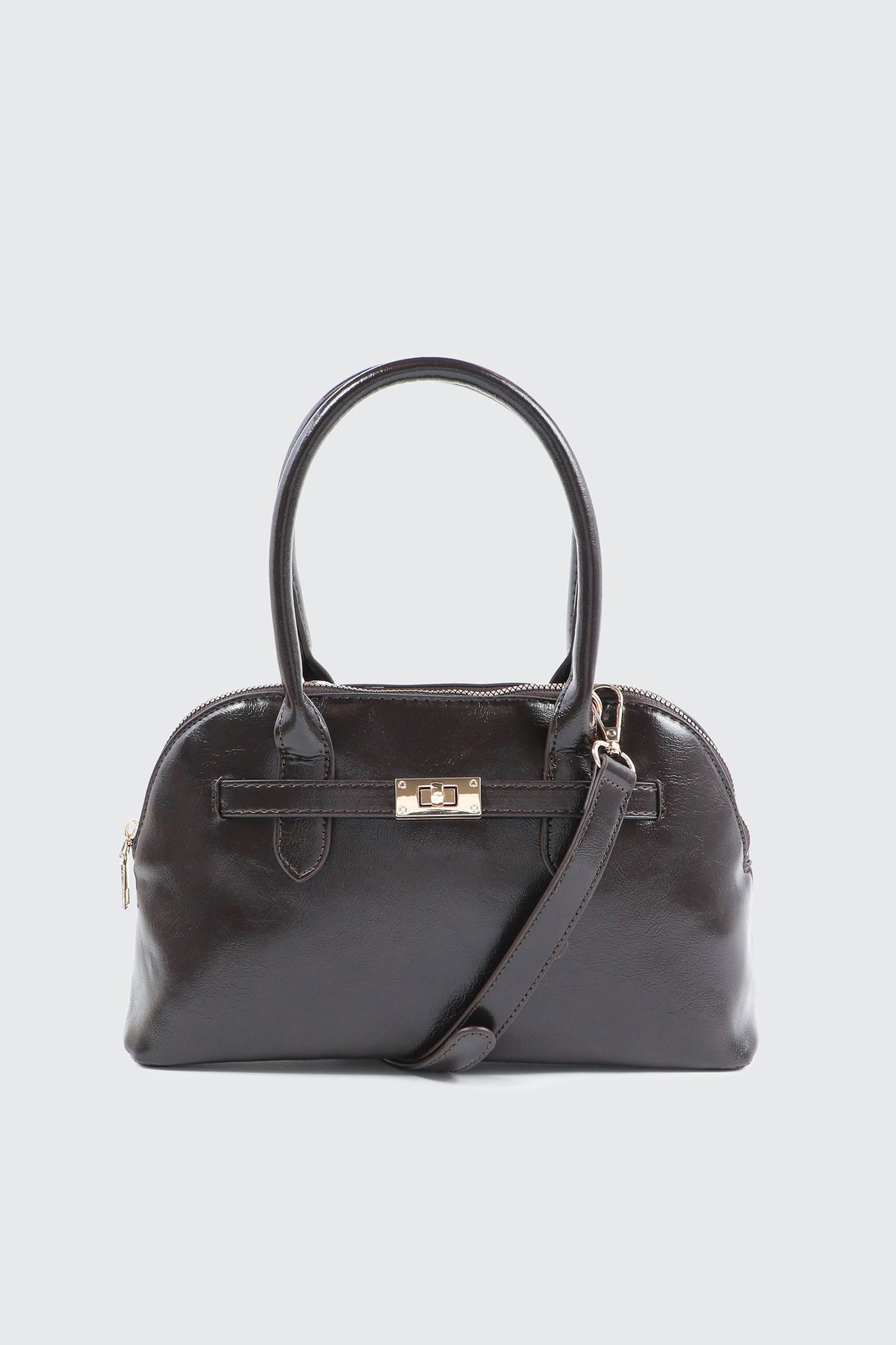Faux Leather Tote Bag