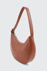 Faux Leather Shoulder Bag