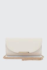 Faux Leather Envelope Clutch