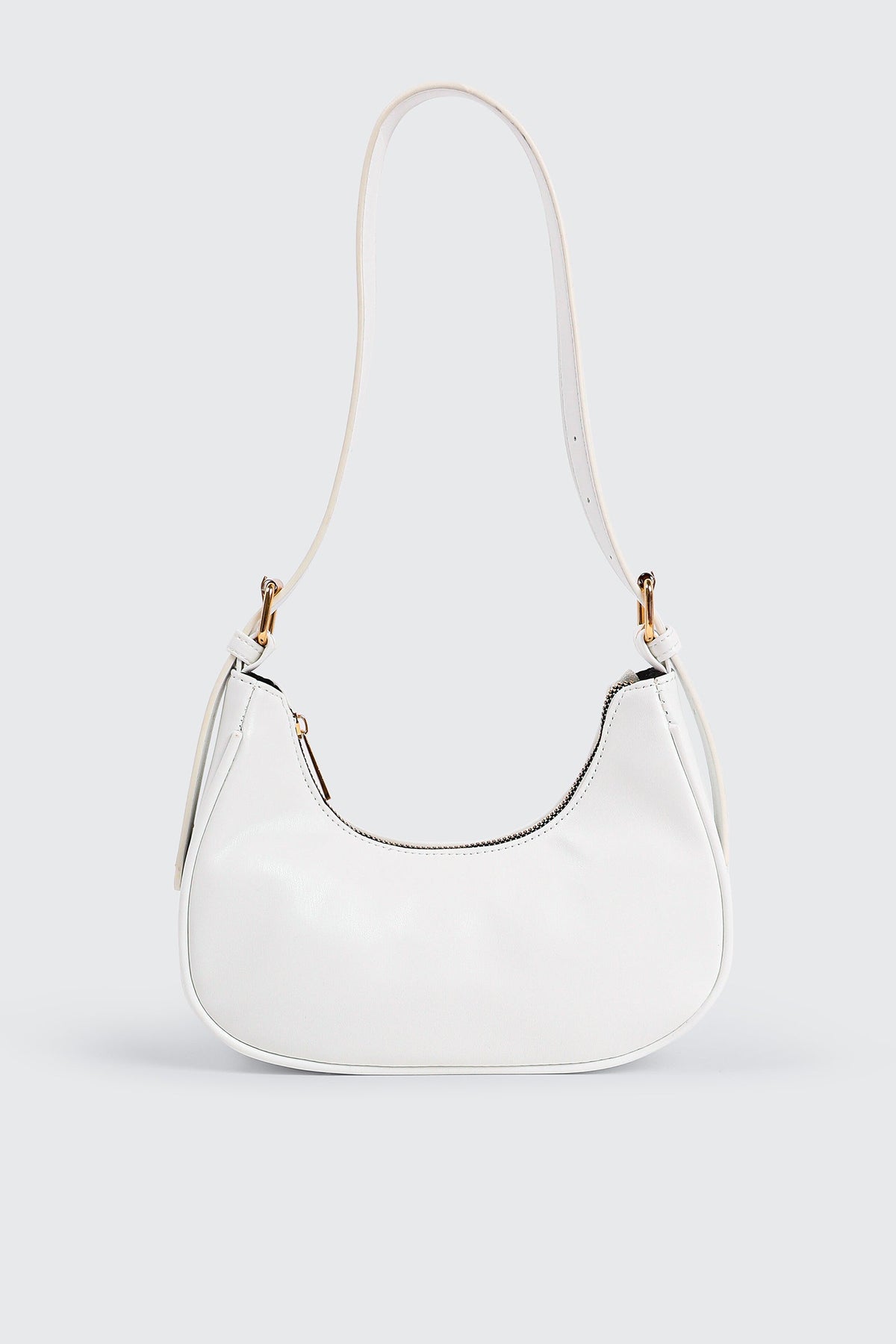 Faux Leather Shoulder Bag