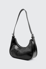 Faux Leather Shoulder Bag