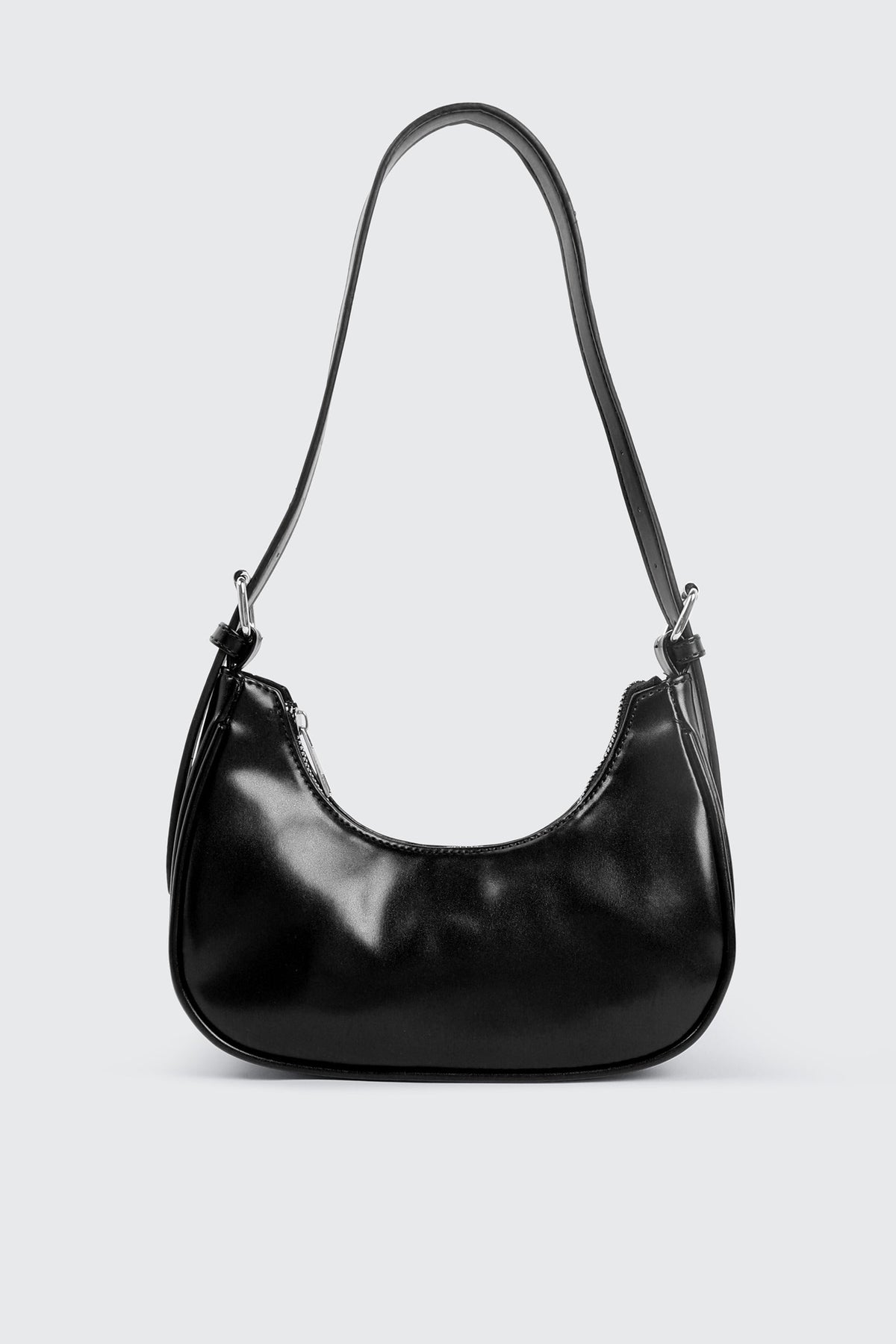 Faux Leather Shoulder Bag