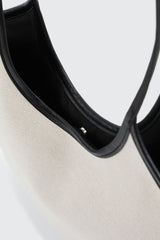 Piped Trim Tote Bag