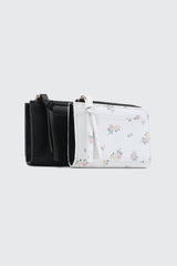 Compact Faux Leather Wallet