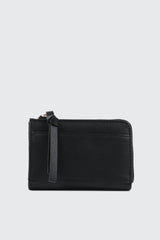 Compact Faux Leather Wallet