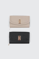 Flap Wallet with Coin Compartment