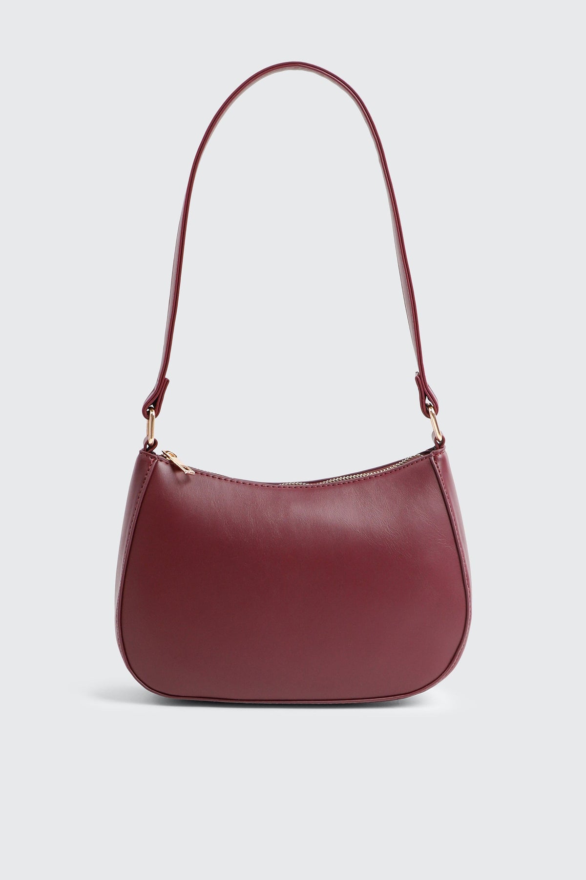 Faux Leather Shoulder Bag