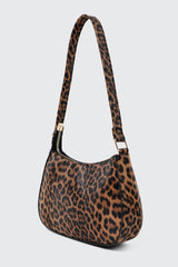 Faux Leather Shoulder Bag