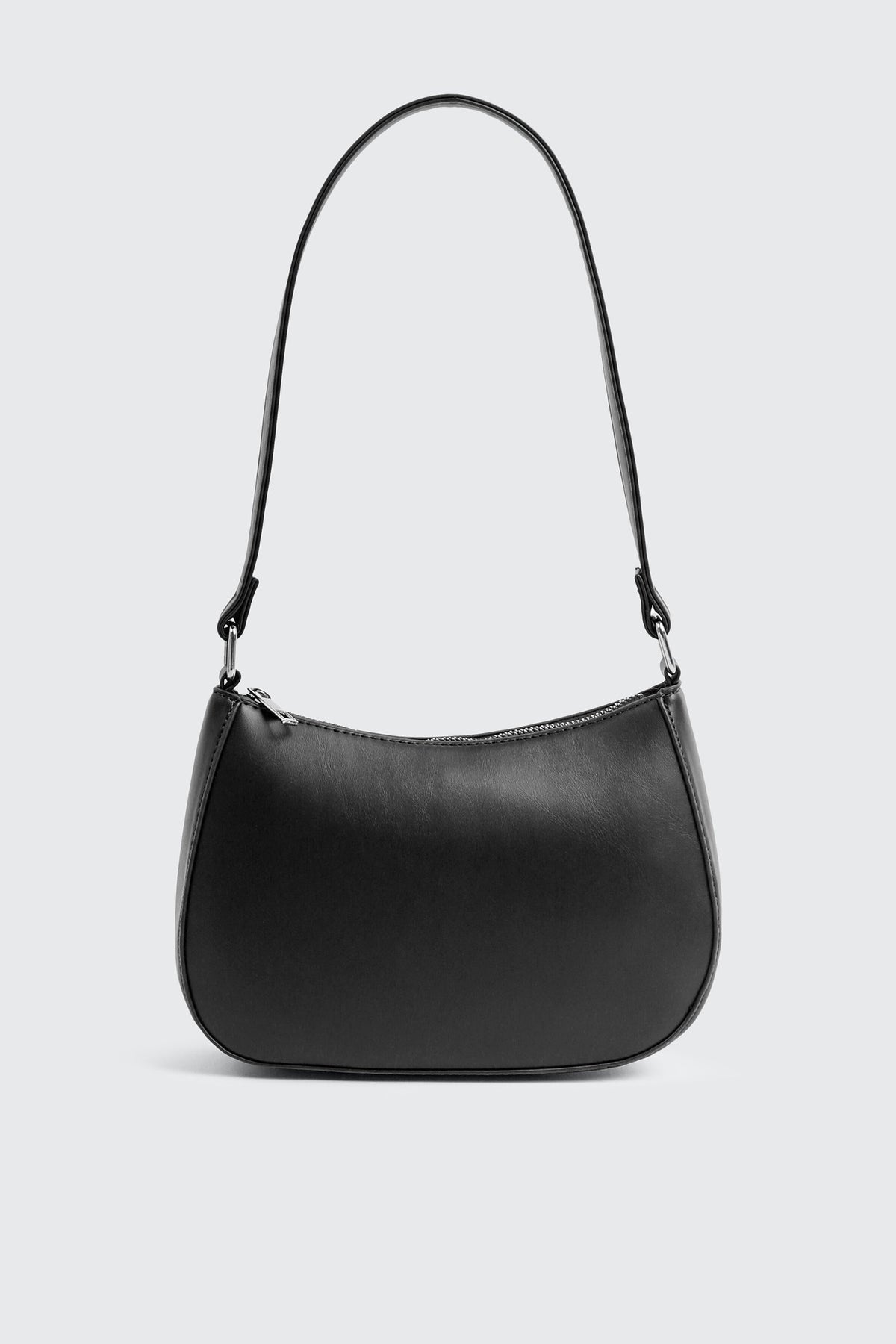 Faux Leather Shoulder Bag