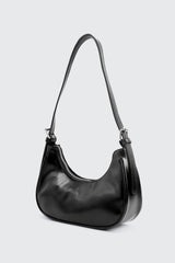 Faux Leather Shoulder Bag