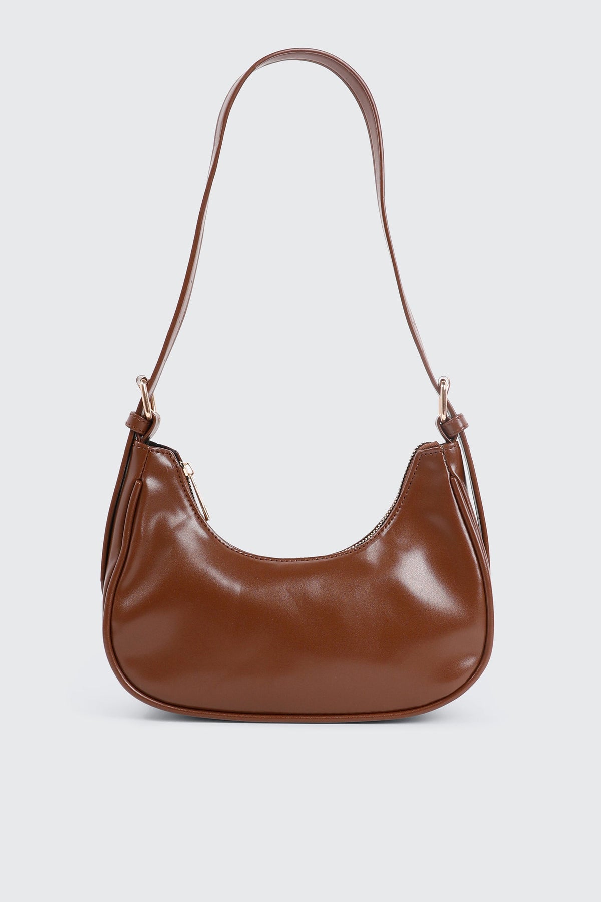Faux Leather Shoulder Bag
