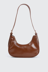 Faux Leather Shoulder Bag