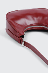 Faux Leather Shoulder Bag