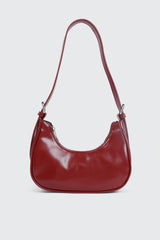 Faux Leather Shoulder Bag