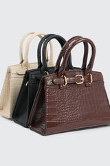 Croc Embossed Tote