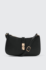 Shoulder Bag with Turn Lock