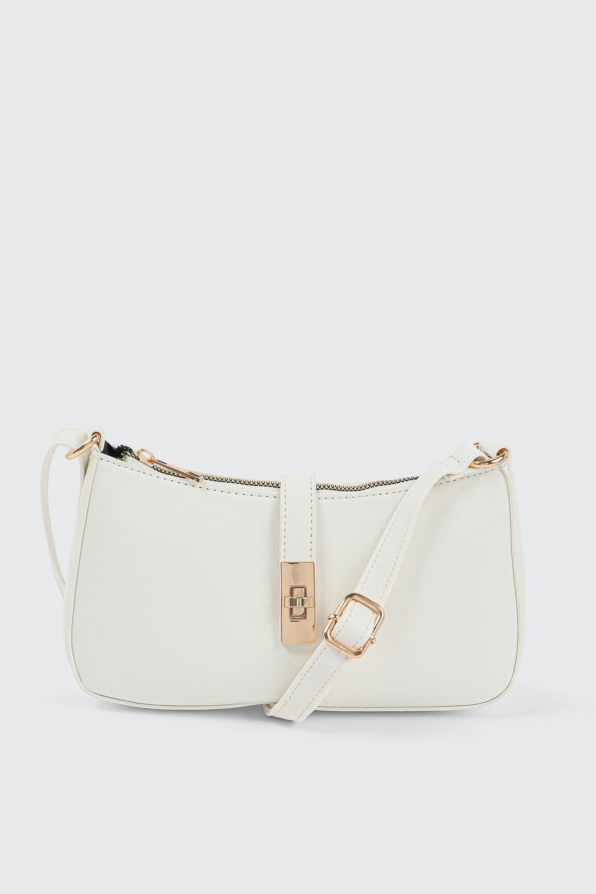Shoulder Bag with Turn Lock