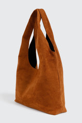 Suede Shoulder Tote