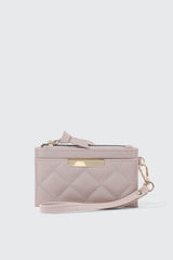 Quilted Diamond Wristlet Cardholder