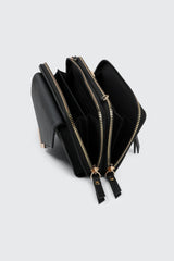 Faux Leather Crossbody Wallet