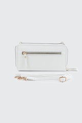 Faux Leather Crossbody Wallet
