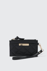 Quilted Diamond Wristlet Cardholder