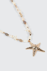 Shell Star Pendant Necklace