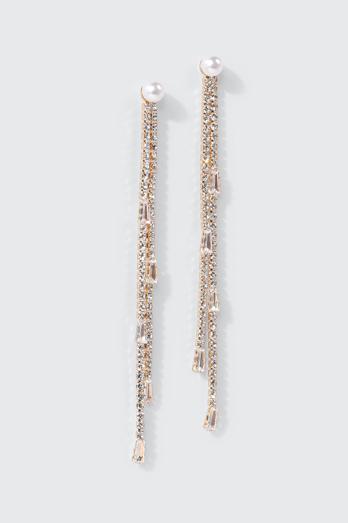Faux Pearl Drop Earrings