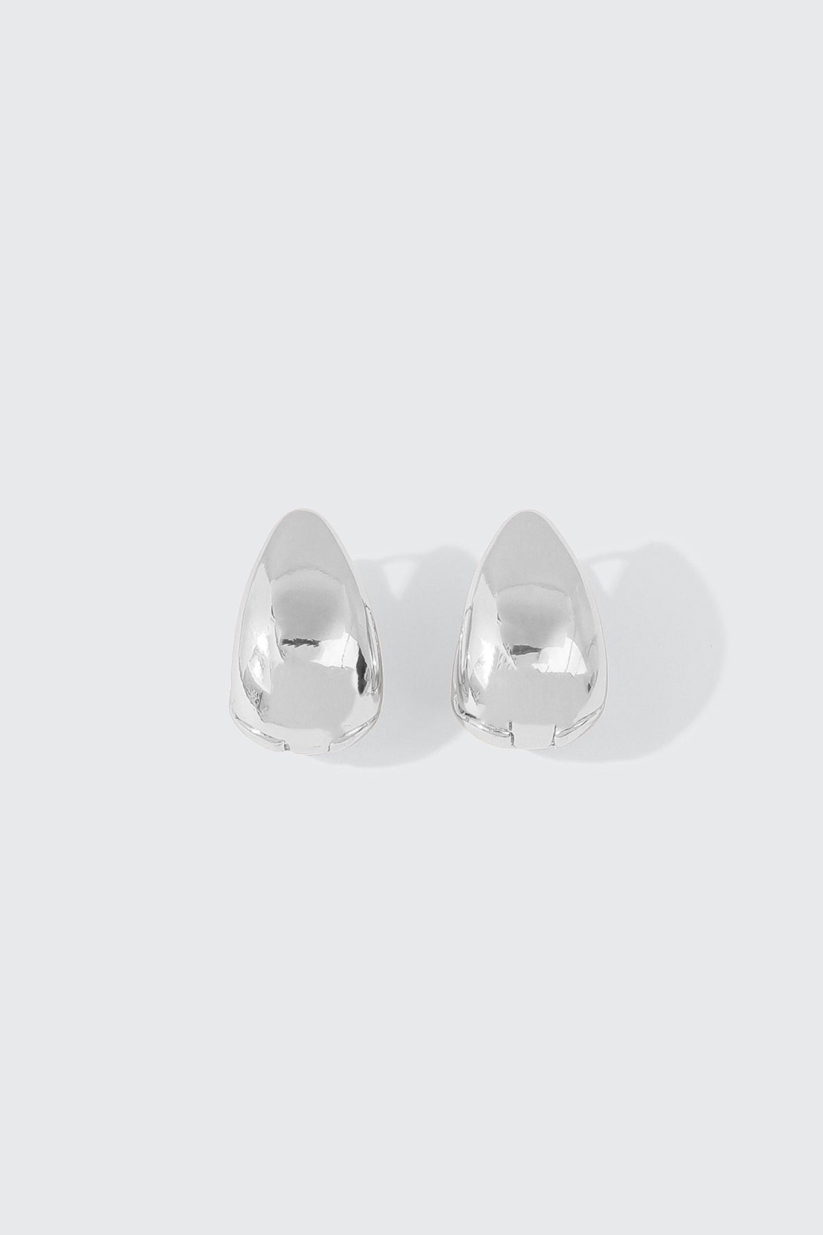 Teardrop Huggie Hoop Earrings