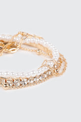 Chain Pearl Bracelets
