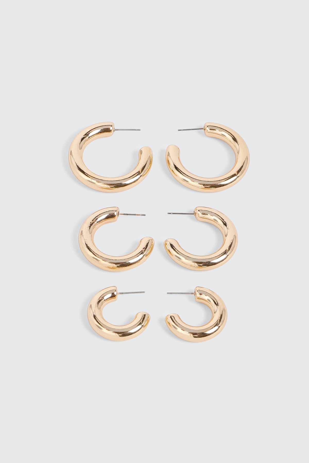 3-Pack Thick Irregular Hoops