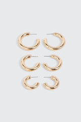 3-Pack Thick Irregular Hoops