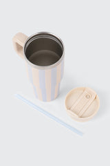 Striped Stainless Steel Tumbler