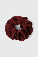 Ruffled Chiffon Scrunchie