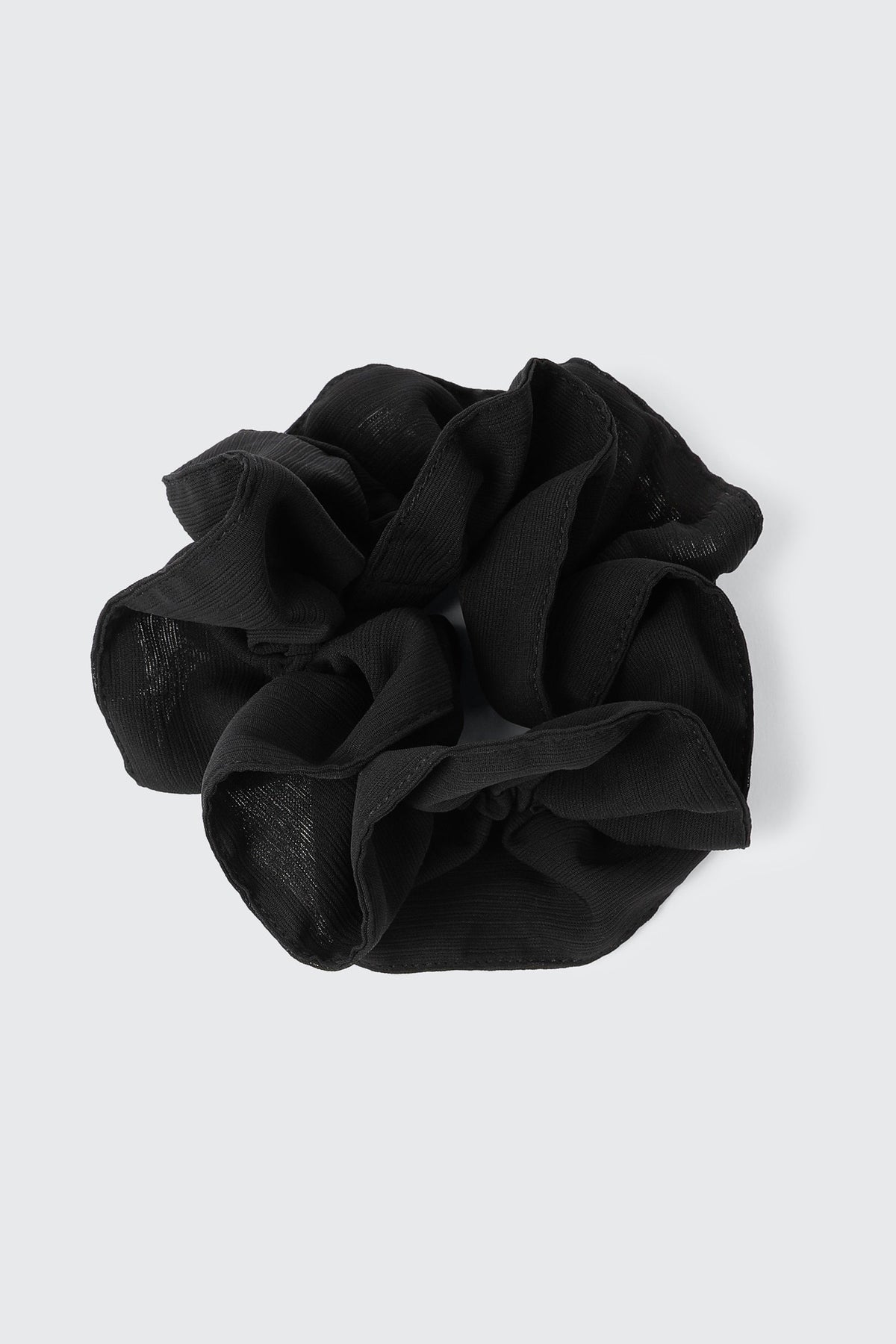 Ruffled Chiffon Scrunchie