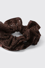 Lace Ruffle Scrunchie